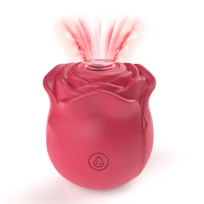 Saug-Vibrator in Rosenform mit automatischer Massage