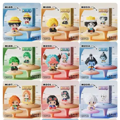 Lego Compatible One Piece Pirate Ship Anime Character Figure Building Set - 3