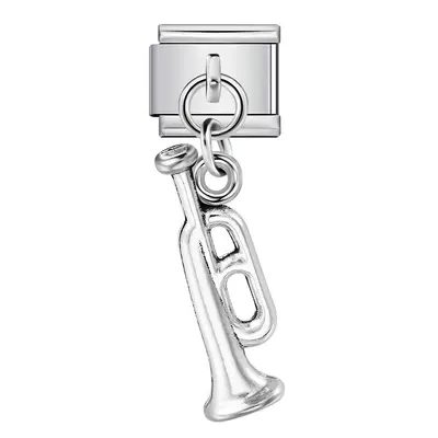 Musical instrument charm bracelet, Italian modular DIY style - 4