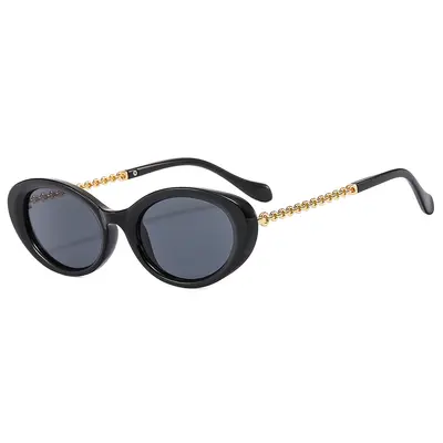 Retro Küçük Oval Kadın Güneş Gözlüğü, Moda Model - 7