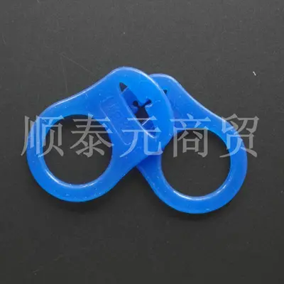 Silicone Ring Clip for MAM Pacifier Chain, Hole-Free - 10