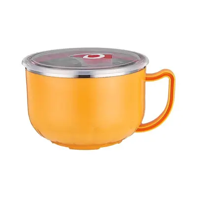 Kapaklı Paslanmaz Çelik Noodle Kasesi, Renkli - 13