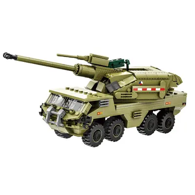 Military Armored Tank Building Block Set for Ages 6-12 - 6
