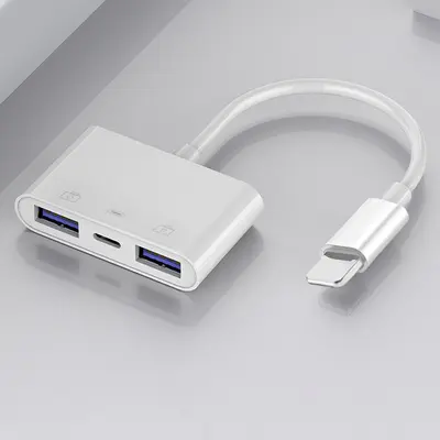 2-in-1 OTG adapter, Type-C, USB, universal, mobile phone and tablet compatible