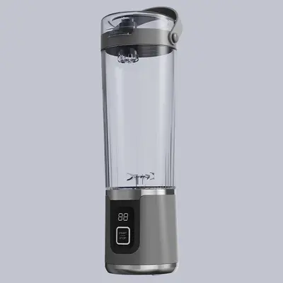 Tragbarer Entsafter mit Crushed-Ice-Funktion, USB-wiederaufladbar, digitale Anzeige, Saftmaschine, Outdoor-Reise-Mixer blender - 9