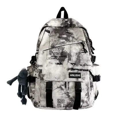 Large-Capacity Middle School Backpack, Japanese Style Casual Daypack - 8