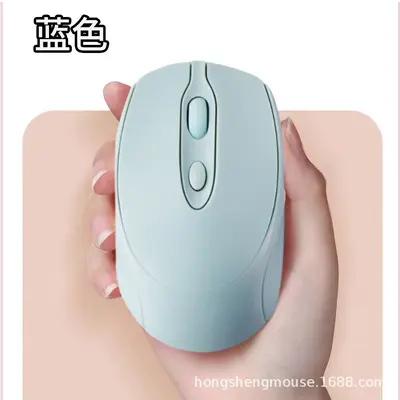 Kaynak fabrika spot toptan satış Apple Huawei cep telefonu dizüstü bilgisayar Macaron şarjlı kablosuz Bluetooth mouse için uygundur - 11