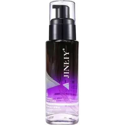 Масло для ухода за волосами Jinliyuan Smooth & Shiny, шелковистая гладкость, легкий аромат, уменьшает сухость и пушистость, несмываемое масло - 6