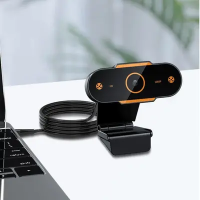 Computer Camera A11 HD 1080P Network Live Streaming with Microphone 2-in-1 Desktop Computer Camera