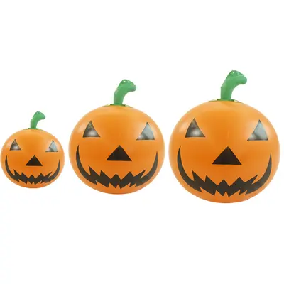Halloween Inflatable PVC Glowing Pumpkin Light for Yard Decoration - 11