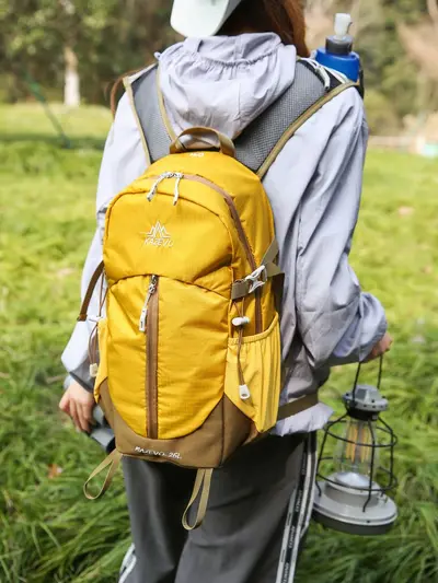 Hiking and trekking backpack, lightweight, multifunctional