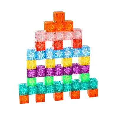 Transparent Magnetic Block Building Set, Educational Toy, Large Pieces - 6
