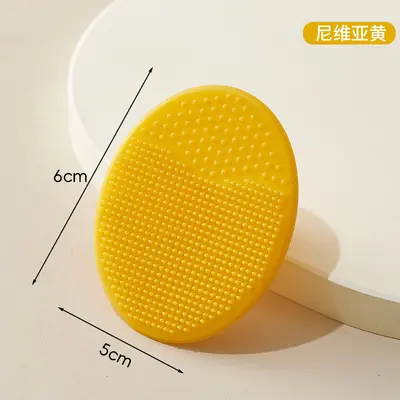 Silicone shampoo brush baby shampoo massage brush face cleansing brush baby shampoo comb baby shampoo 01 simple - 9