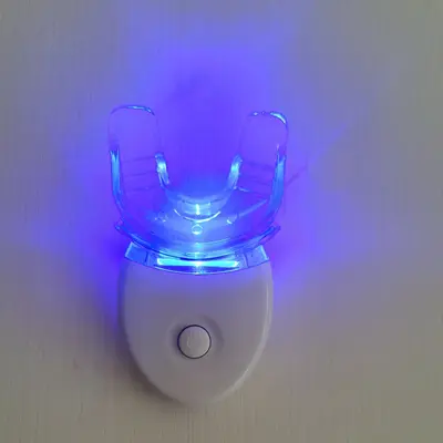 跨境货源牙齿冷光灯美牙仪 LED蓝光洁牙灯冷光美牙贴套装