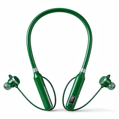 Wireless Bluetooth Earphones BT-7 Sports Neckband TF Card Support Black Technology Digital Display Noise Cancellation Cross-Border Factory New Model - 9