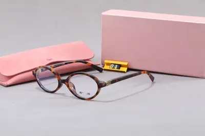 MIU Small Oval Sunglasses for Women, Thin Temples - 8