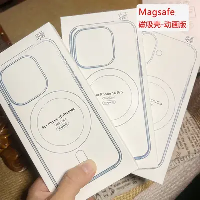 iPhone 18 için uygun Magsafe manyetik telefon kılıfı, şeffaf akrilik 17 Pro tam koruma sert kılıf 16 Pro Max - 4
