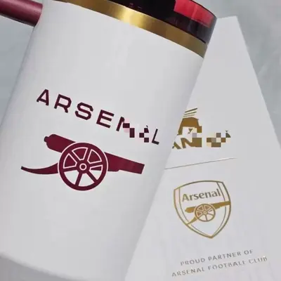 STANLEY x Arsenal Ortak Tasarım Termos Bardak Beyaz, 40 oz Büyük Hacim