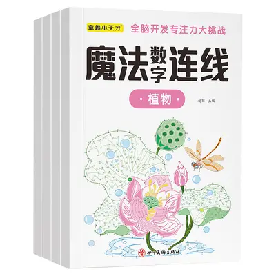 Children's Number Connect Drawing Book, Ages 6-12