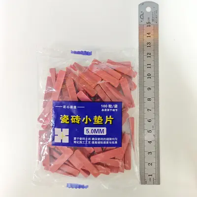 Plastic Tile Spacers, Red, Small, Leveling Shims