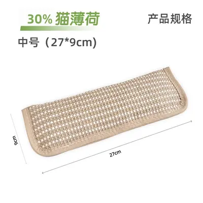 Catnip Pillow Cat Toy with Sisal Scratching Pad, Chew-Resistant - 10