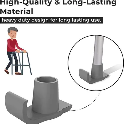 Walker Ski Glides Universal Heavy Duty Glider Feet for Walkers