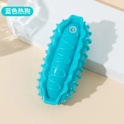 Squeaky Dog Chew Ball, Durable Teeth-Cleaning Toy - 10