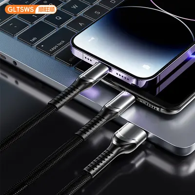 Shunwangshun very cable three-in-one work stylish gift mobile phone 240W super fast charging one-to-three charging cable - 4