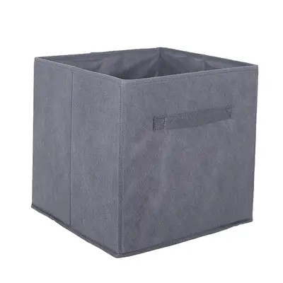 Tragbarer Stoff-Organizer ohne Deckel für Kleidung, Unterwäsche, Socken, zusammenklappbare Aufbewahrungsbox, Staublschutz-Aufbewahrungskorb - 8
