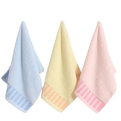 Pure Cotton Towel Set Absorbent Face Towel