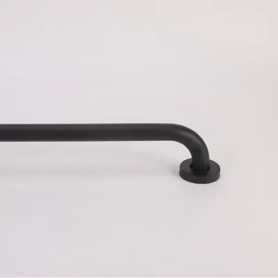 Black Stainless Steel Bathtub Grab Bar for Disabled and Elderly