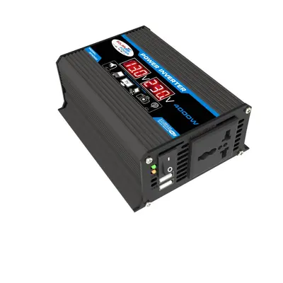 300W İnvertör LED Ekranlı, 12V 220V 110V, USB Hızlı Şarjlı - 10
