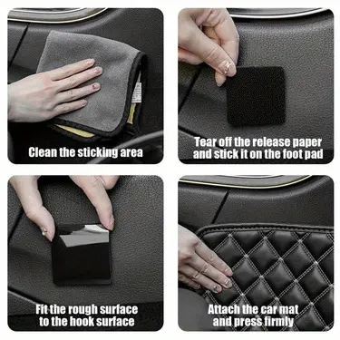 Self-Adhesive Velcro Hook and Loop Fastener Tape for Sofa and Rug Non-Slip - 3