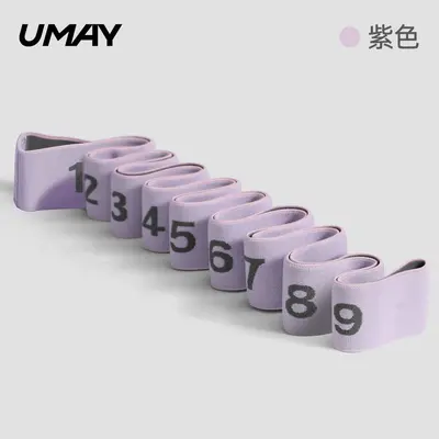 Yoga Resistance Band with Numbered Segments for Strength Training - 7