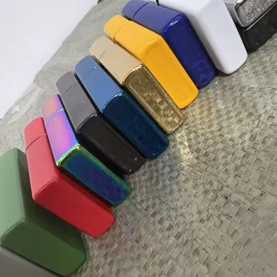 Fabrika doğrudan satış kaynağı yağı çakmak dış kasa demir kasa boş paket DIY dış kasa makine mineral çekirdek çakmak yedek parçaları