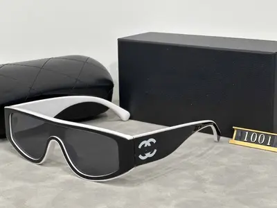 Unisex-Sonnenbrille im Farbblock-Design mit UV-Schutz - 11