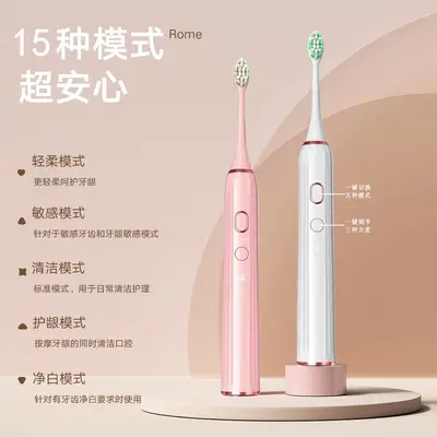 厂家直供电动牙刷跨境亚马逊电商充电成人款软毛高级电动牙刷批发