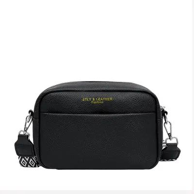 Grenzüberschreitender Außenhandel neue Damenhandtasche Damen breiter Schultergurt Mode schlichte Pendeltasche bequeme Schultertasche Crossbody-Tasche kleine quadratische Tasche