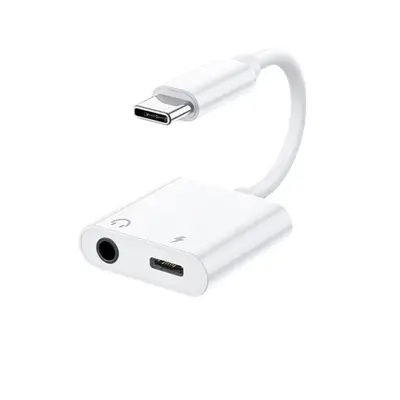 iPhone Uyumlu 3'ü 1 Arada OTG Ses Kartı Adaptörü Şarj ve Mikrofon Bağlantılı - 9