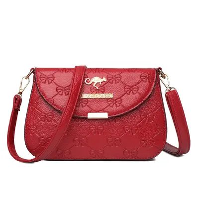 Women's Mom Bag in Textured Faux Leather for Everyday Use - 8