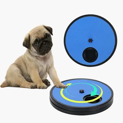 Drehbares Kratzbrett für Katzen und Hunde mit Schleifpapier, Slow-Feeder-Spielzeug - 5