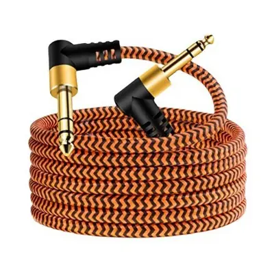 6.5 Mm Dirsek Üç Kutuplu Ses Kablosu 6.35 Mm Mikrofon Kablosu 6.5-6.5 Gitar Kayıt