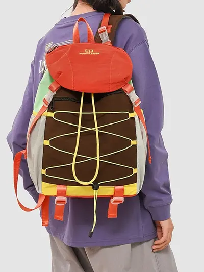 Lightweight Outdoor Backpack, Unisex Casual Sports and School Bag