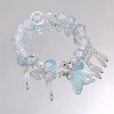 Kristallarmband, süßes Walddesign