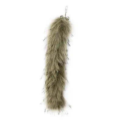 Cat Teaser Wand with Faux Fox Tail Feathers, Retractable Long Pole - 10
