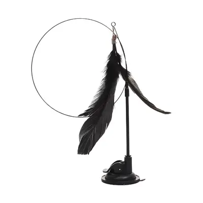 Suction Cup Cat Teaser Wand with Bell, for Kittens, Pack of 1 - 11
