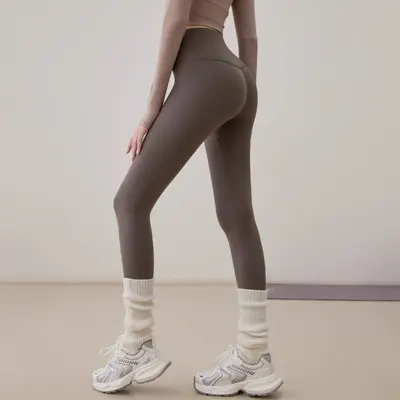 Damen High-Waist Yogahose nahtlos - 7