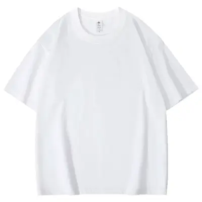 Round neck, solid color, unisex top, short sleeve pure cotton t-shirt, loose fit, plus size women's summer wear.