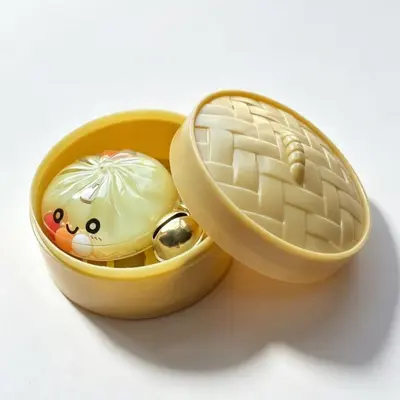 Liquid Sand Baozi Keychain, Simulated Bag Charm - 9