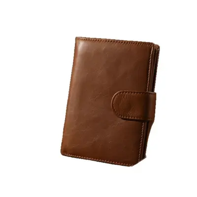 Vintage RFID-Blocking Cowhide Men's Short Wallet - 6